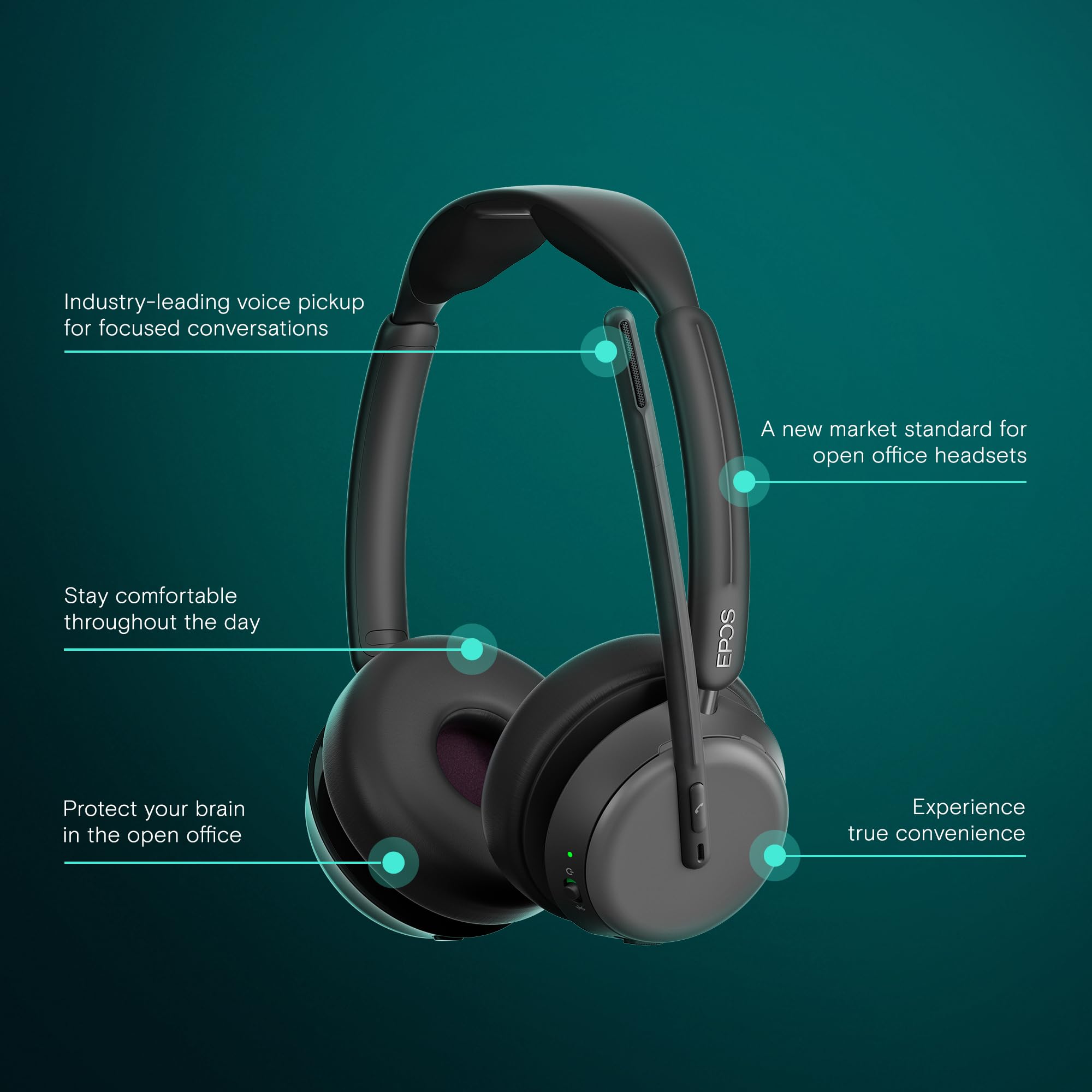 EPOS IMPACT 1060T ANC ヘッドセット MS Teams認証 IMPACT 1060T ANC - 株式会社ジェイドコーポレーションが提供する
